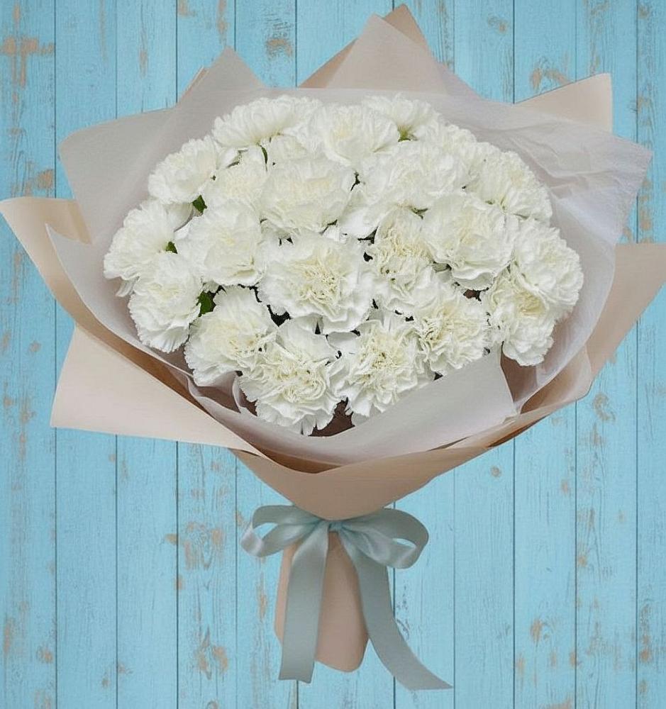 Букет цветов из: Гвоздики в Кошерово