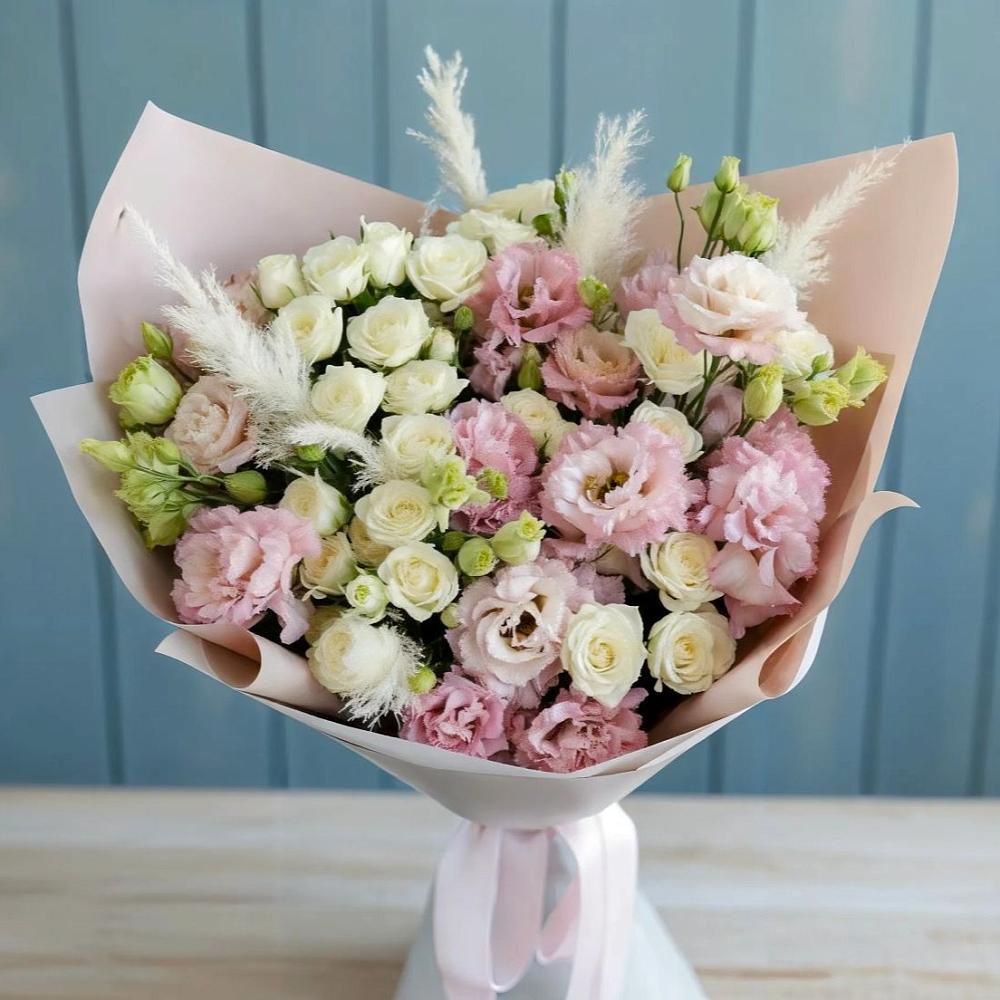 Букет цветов из: Альстромерии и Розы в Кошерово