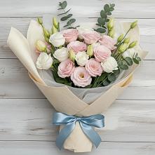 Букет цветов из:  Лизиантусы в Кошерово