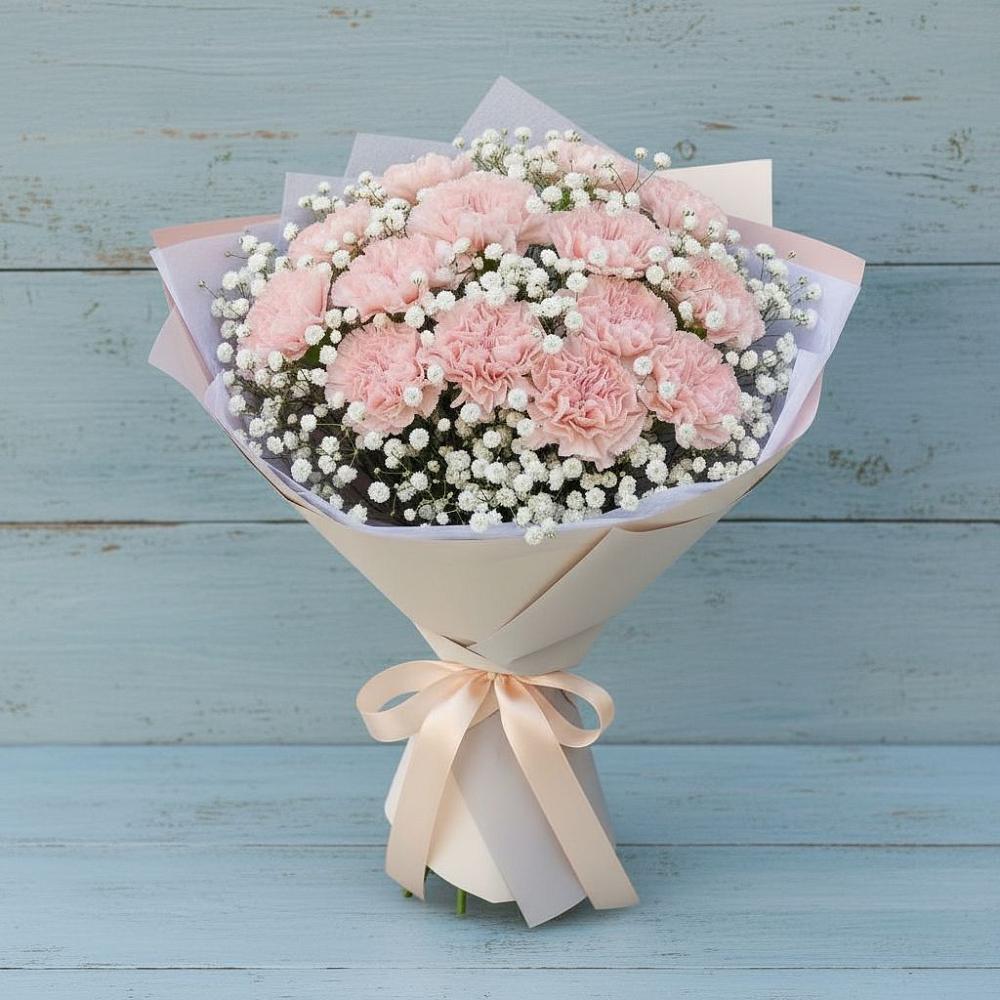 Букет цветов из: Гвоздики в Кошерово