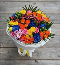 Букет цветов из:  Розы и Хризантемы в Кошерово