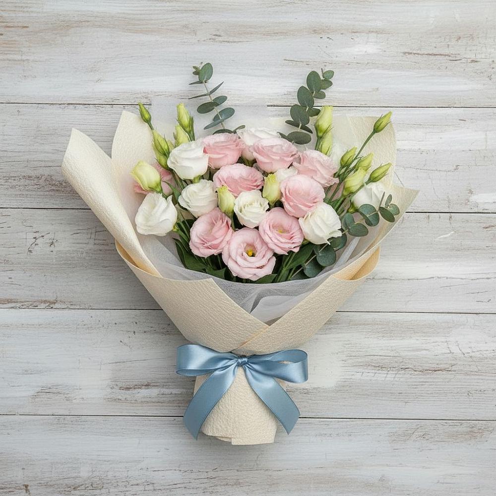 Букет цветов из: Лизиантусы в Кошерово